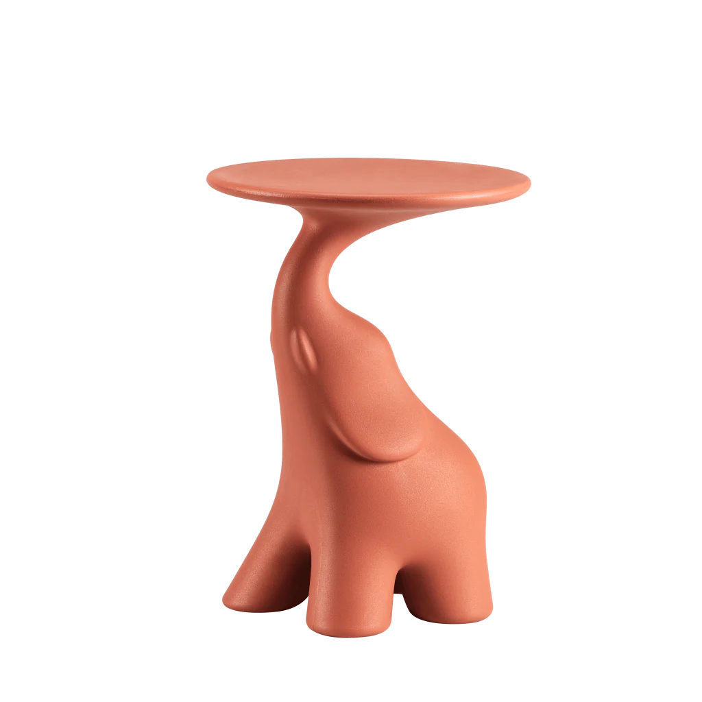 Qeeboo Pako Tavolo Elefante Terracotta | Strillone Society