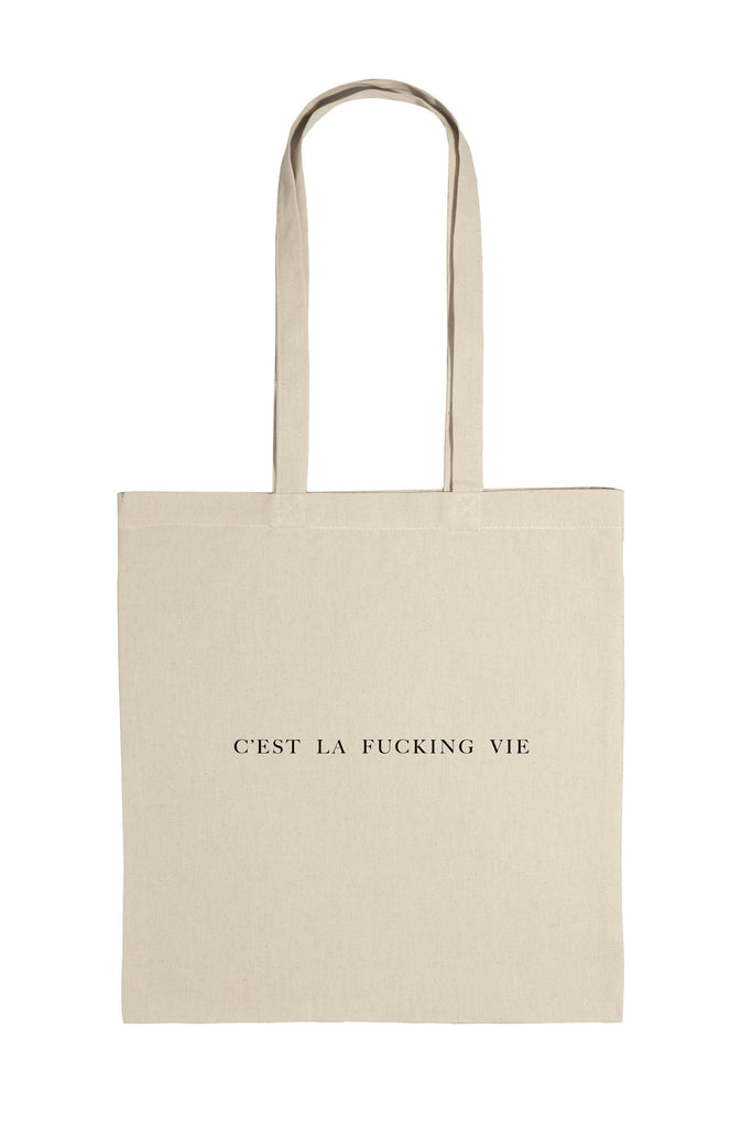Borsa Shopper Bag "C'est la fucking vie"Strillone Society