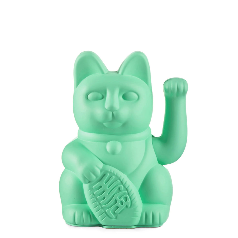 Lucky Cat Maneky Neko Classic Verde Menta | Strillone Society