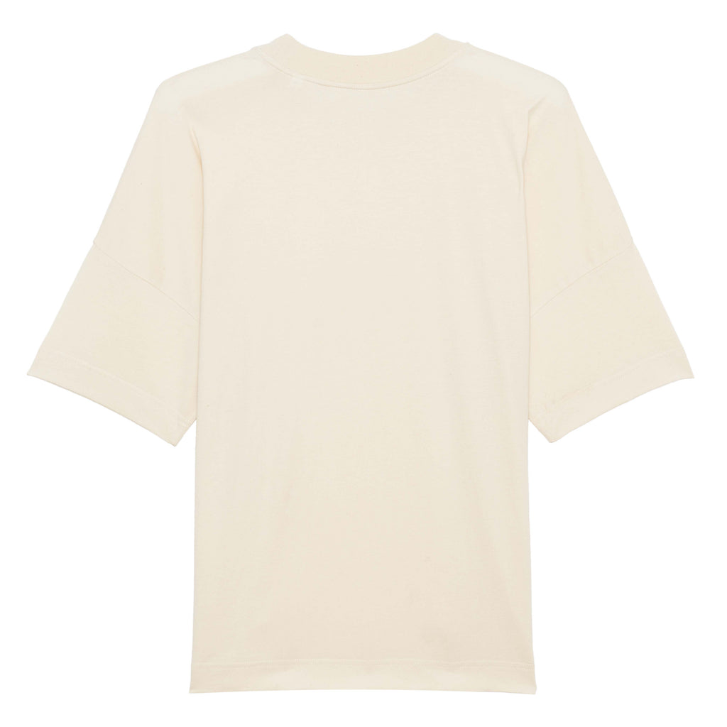 T-Shirt Over Cotone Naturale | Strillone Society