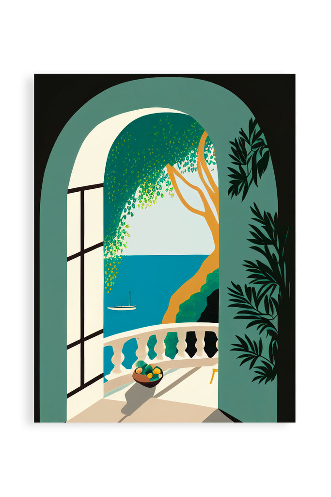 Balcone Illustrazione - Poster | Strillone Society