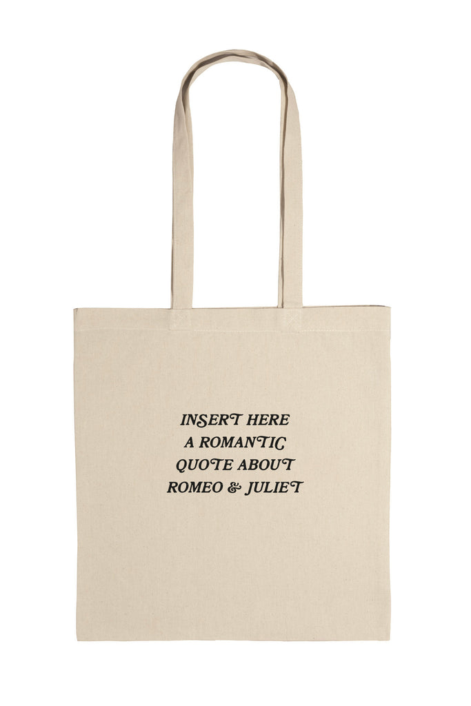 Shopper Bag Insert Romantic Quote The City of Verona Retro | Strillone Society