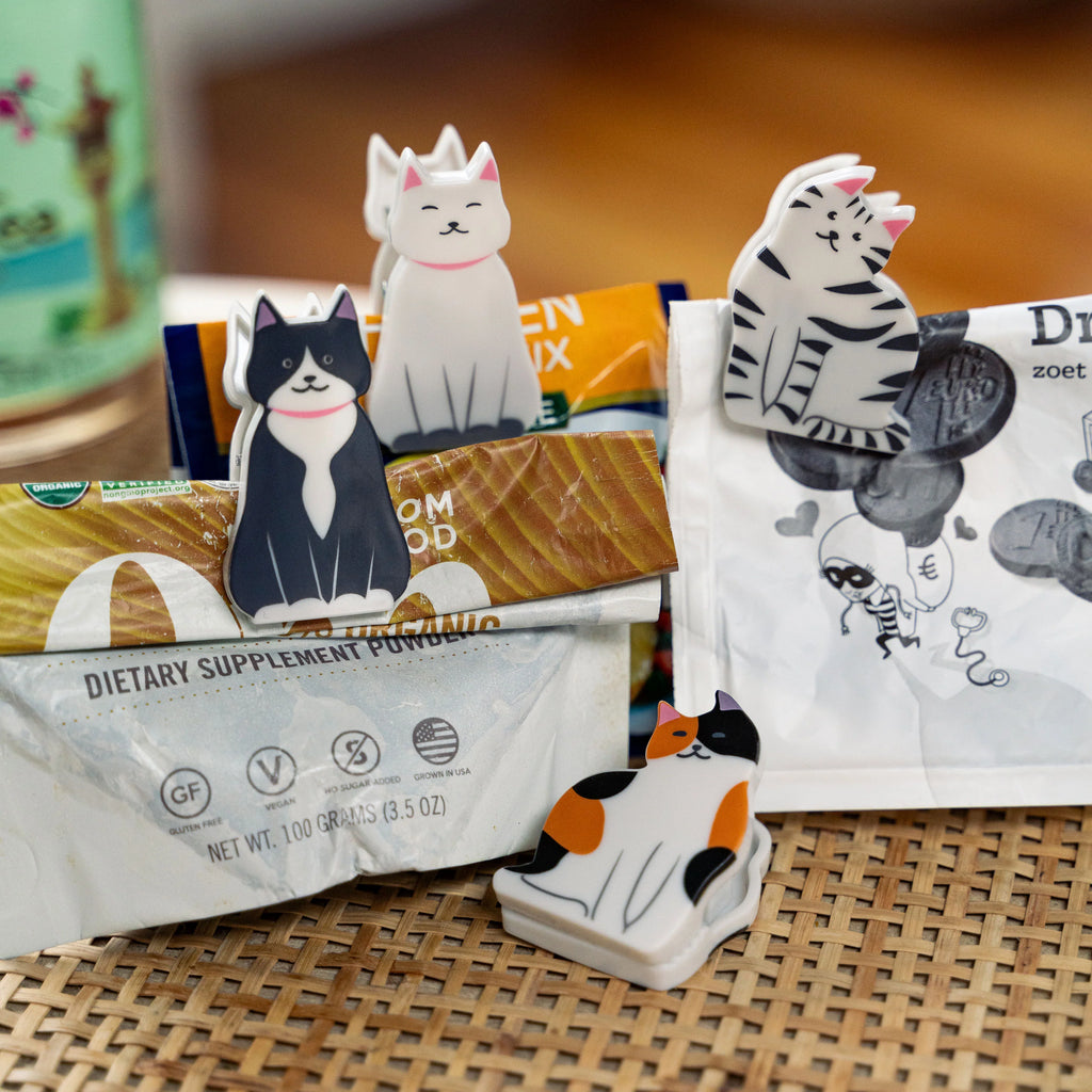 Clip Chiudi Sacchetto Gatto | Strillone Society
