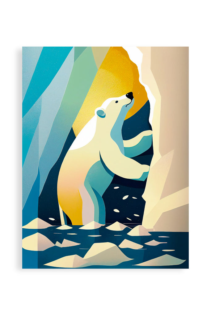 Orso Polare Illustrazione - Poster | Strillone Society