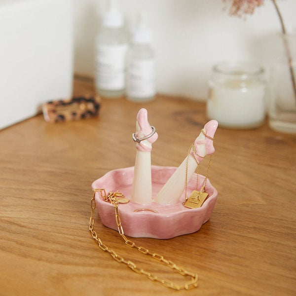 Porta anelli - Happy Legs Dance - in ceramica | Strillone Society