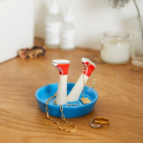 Porta anelli - Happy Legs Urban - in ceramica | Strillone Society