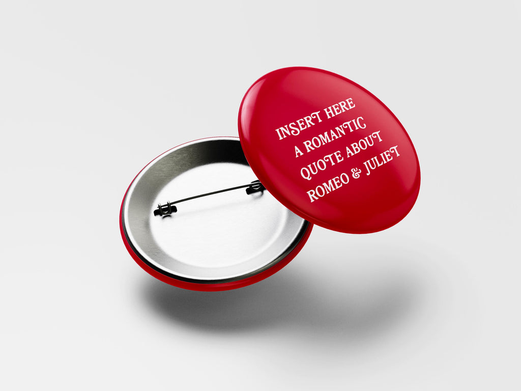 Spilla Pin - Romantic Quote | Strillone Society