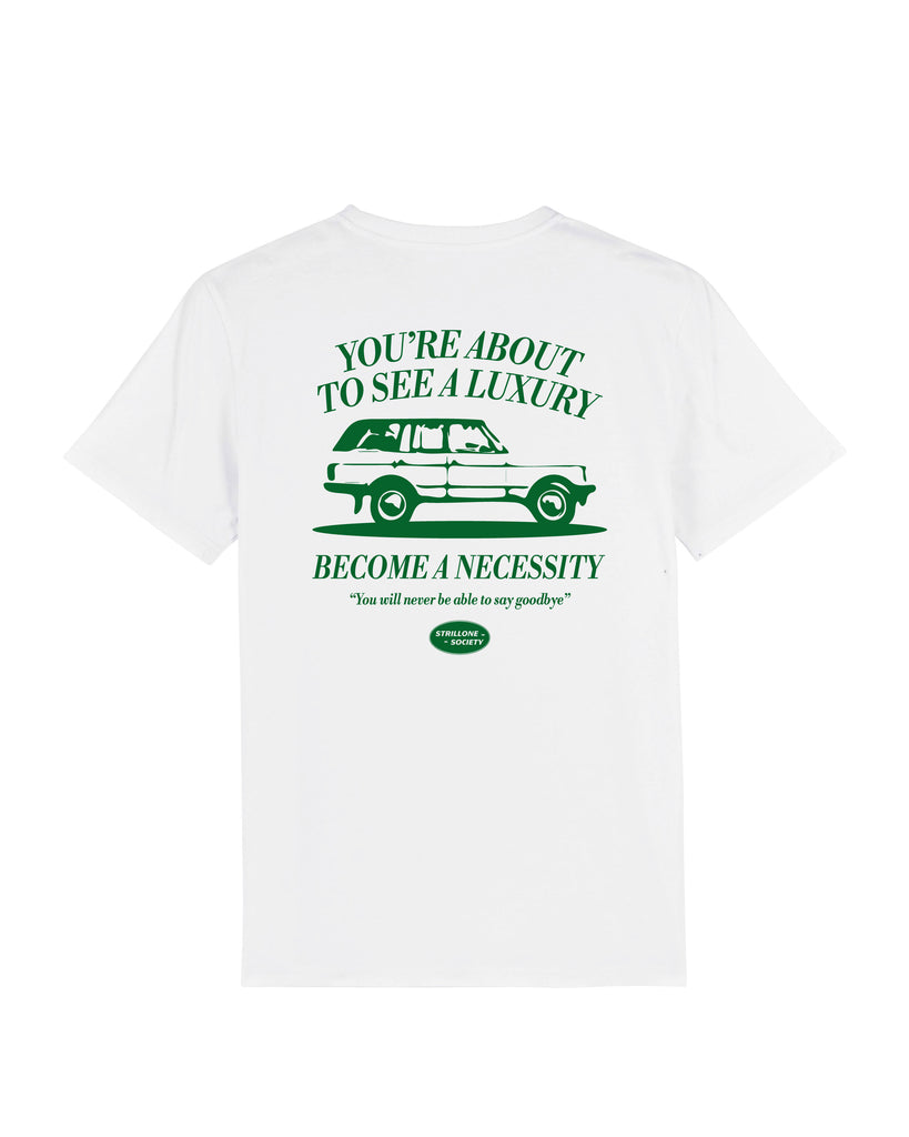 T-Shirt Land Rover Retro Bianco | Strillone Society