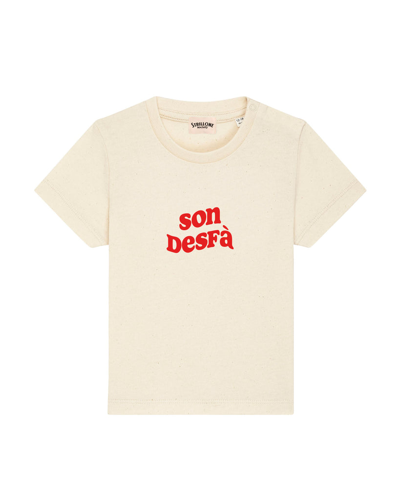 T-Shirt Kids Son Desfà Cotone Naturale | Strillone Society