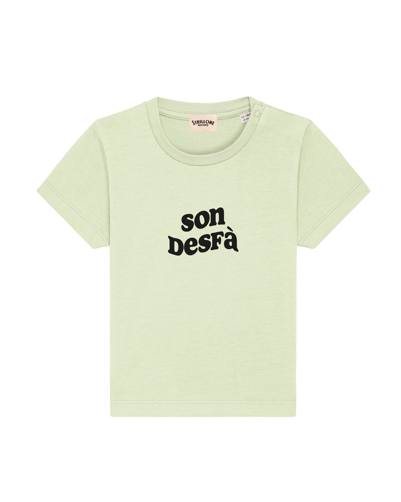 T-Shirt Kids Son Desfà Verde Chiaro | Strillone Society
