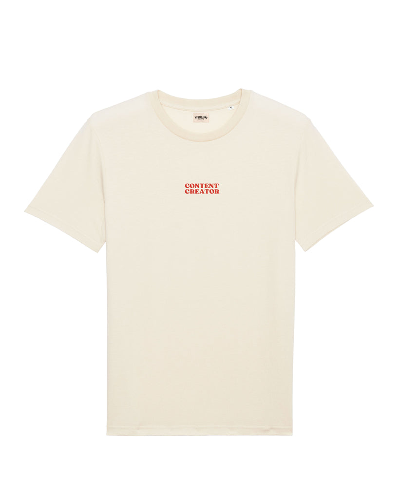T-Shirt Content Creator Cotone Naturale | Strillone Society