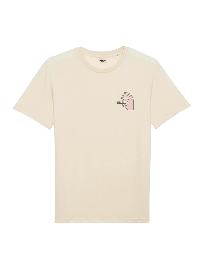 T-Shirt A Tanto Così dall'Esaurimento Nervoso Cotone Naturale | Strillone Society