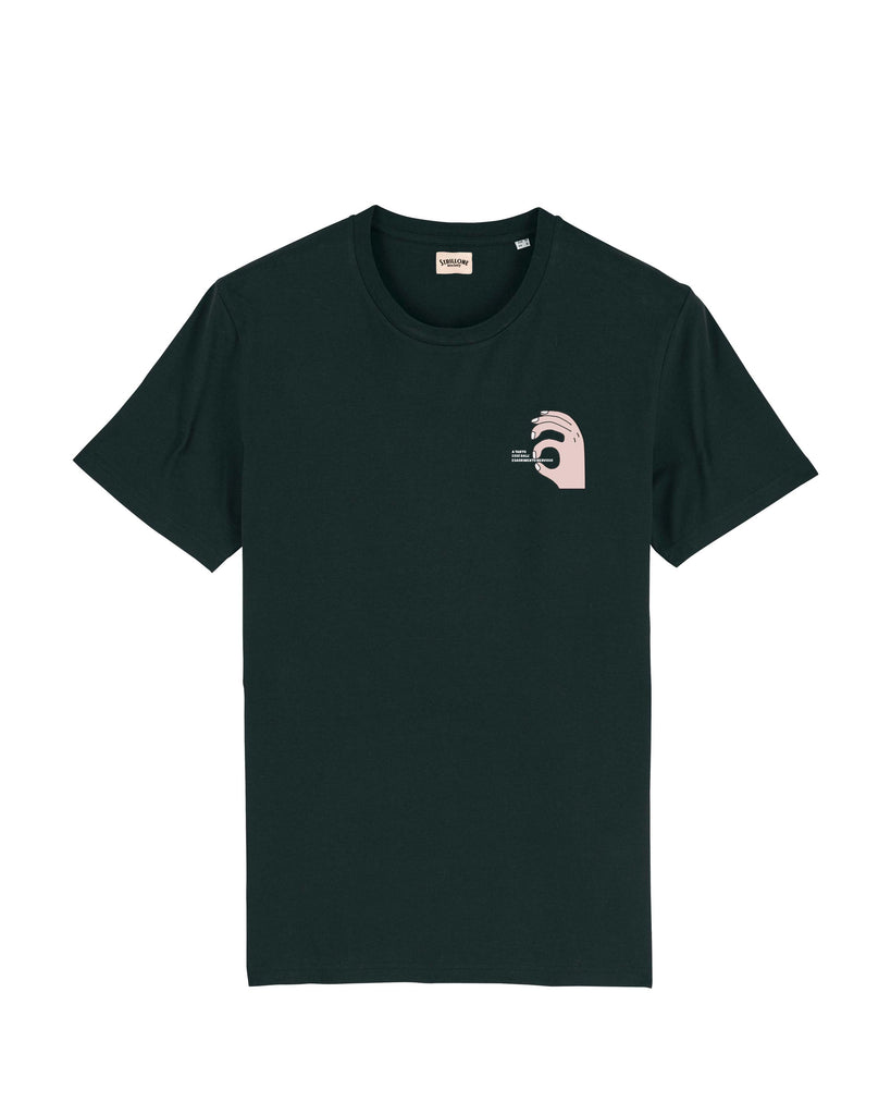 T-Shirt A Tanto Così dall'Esaurimento Nervoso Nero | Strillone Society