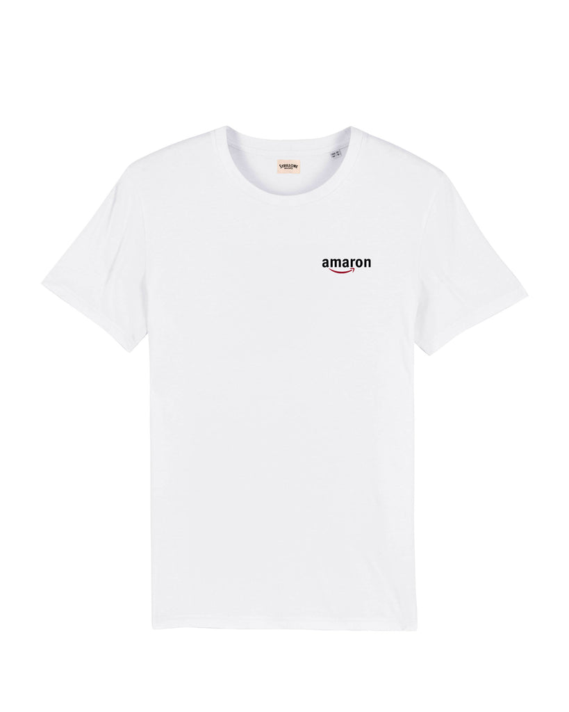 T-Shirt Amaron Bianco | Strillone Society X Verona Deep Pearà