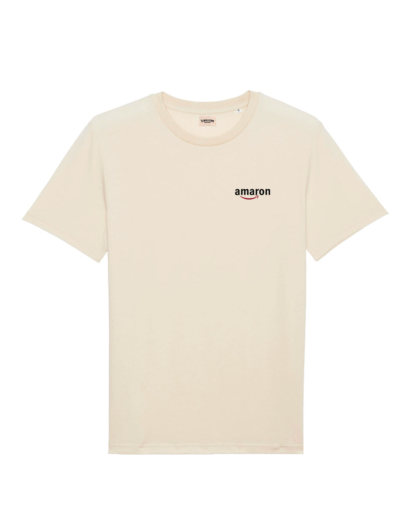 T-Shirt Amaron Cotone Naturale | Strillone Society X Verona Deep Pearà