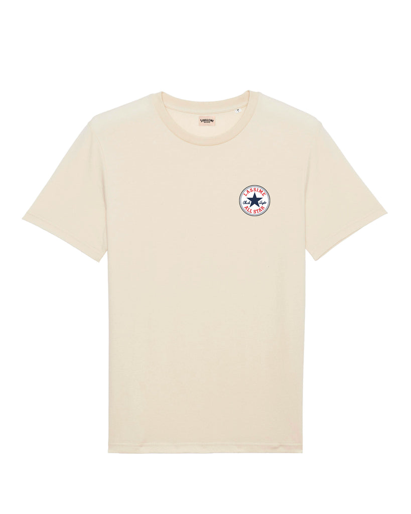 T-Shirt Lassime All Star Cotone Naturale | Strillone Society X Verona Deep Pearà