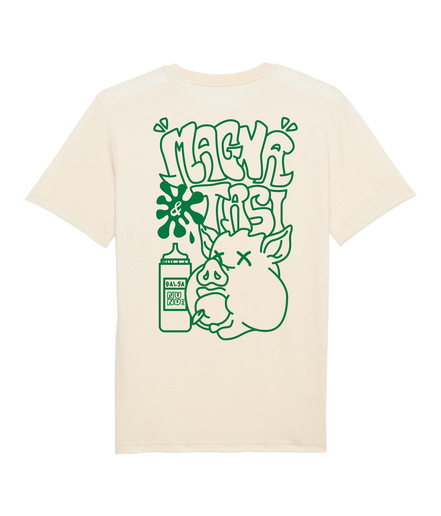 T-shirt Magna e Tasi Cotone Naturale Retro | Strillone Society