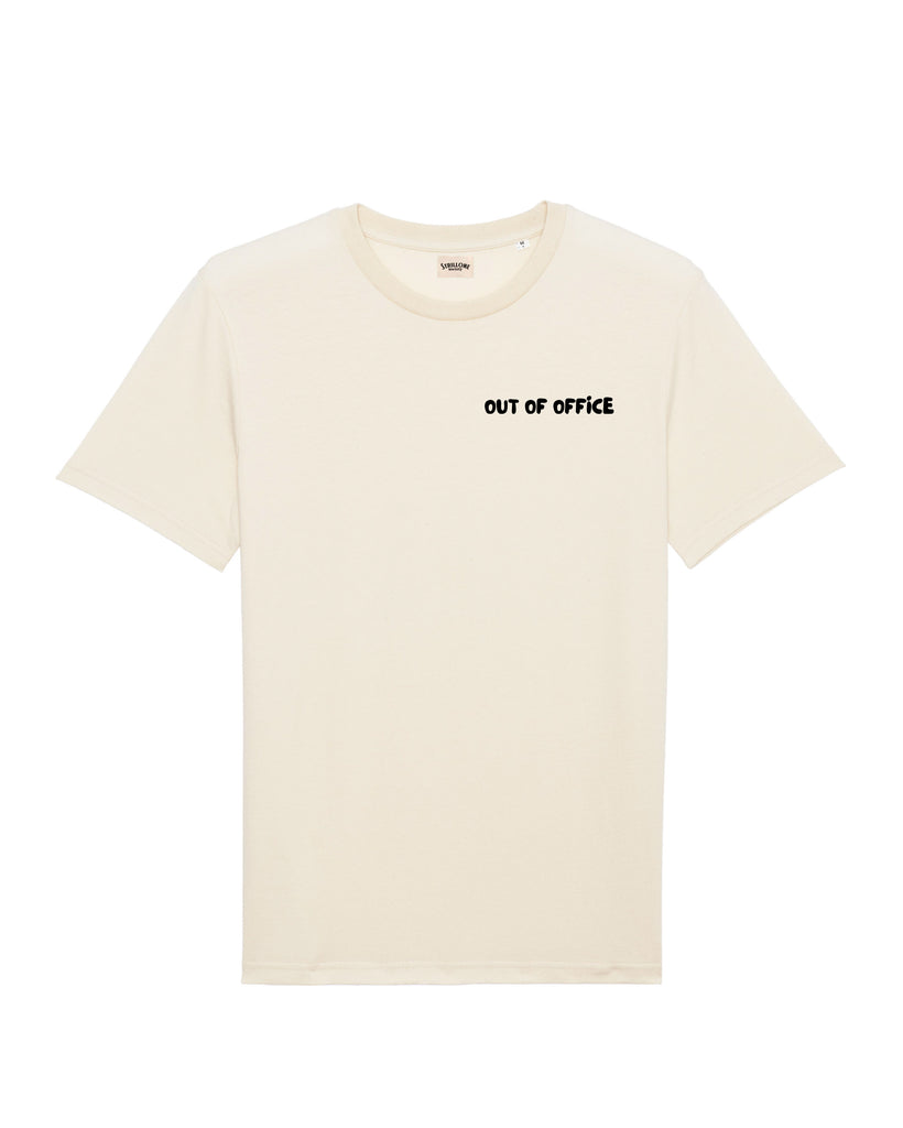T-Shirt Out Of Office Cotone Naturale | Strillone Society 