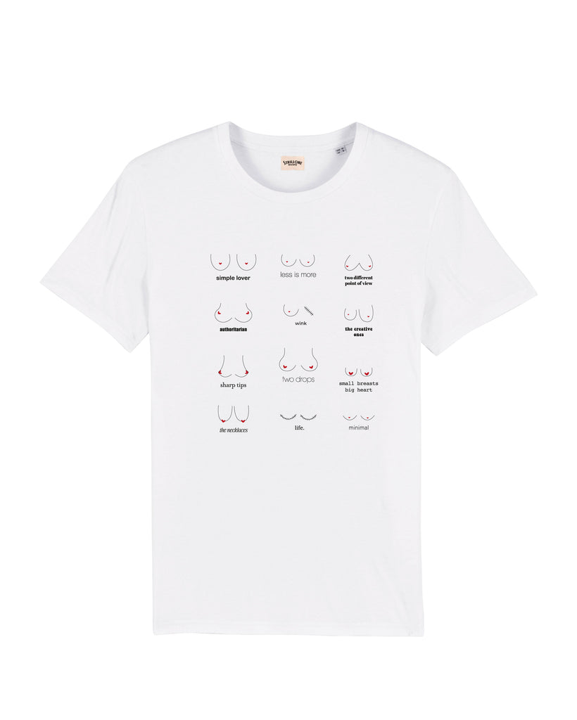 T-Shirt Tettine Bianco | Strillone Society