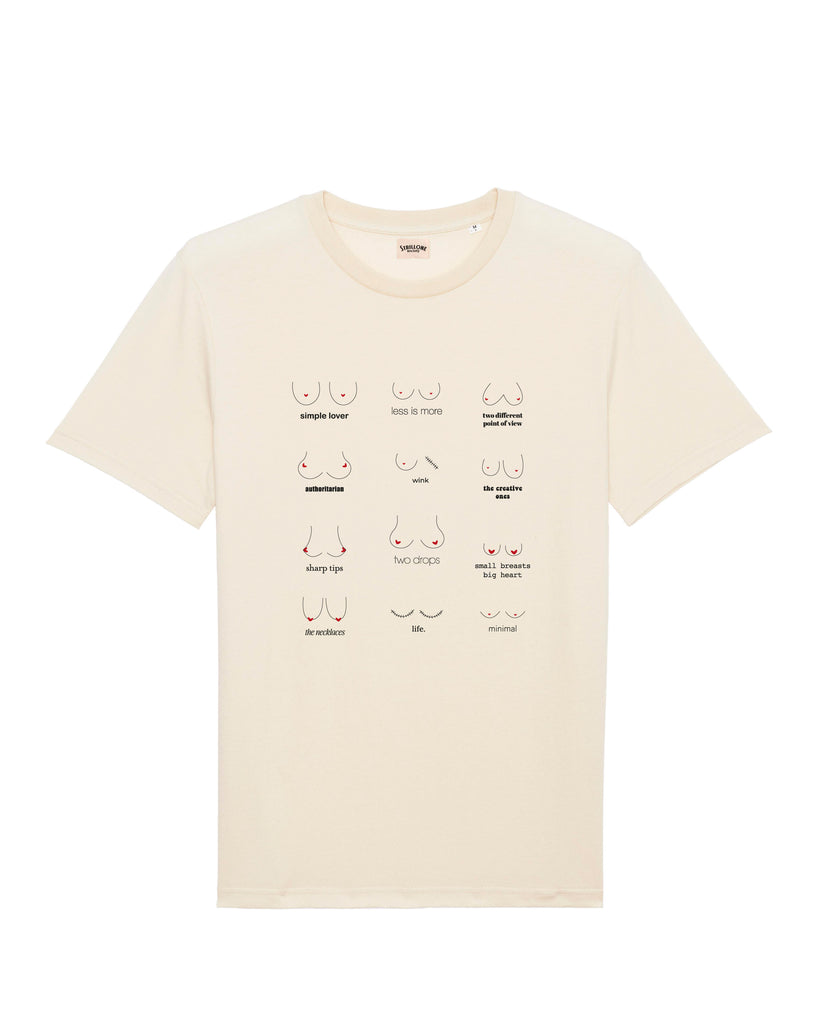 T-Shirt Tettine Cotone Naturale | Strillone Society