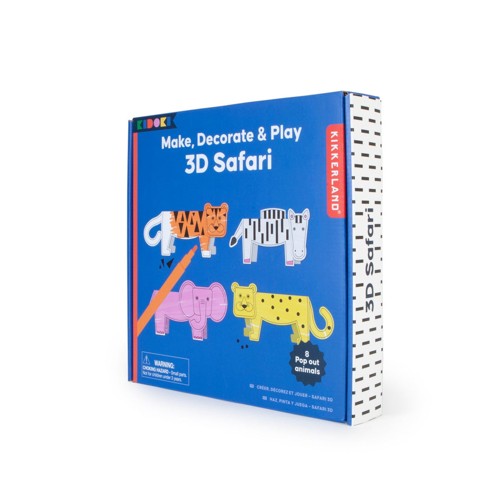 3D Safari Make, Decorate and Play