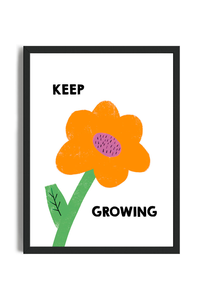 Keep Growing - Poster con cornice | Strillone Society