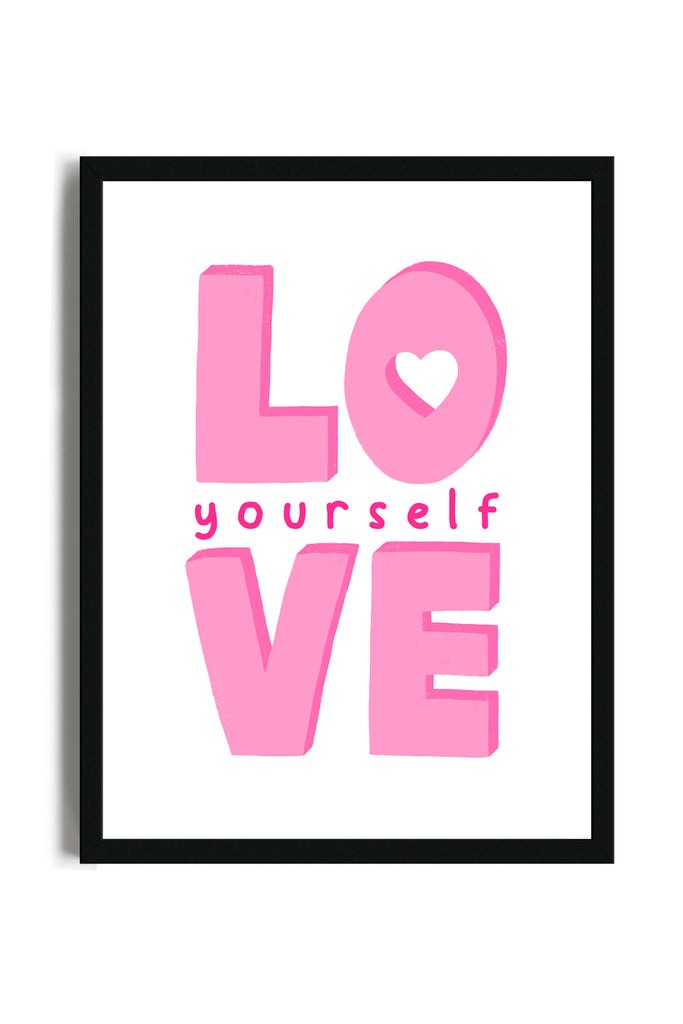 Love Yourself - Poster con cornice | Strillone Society