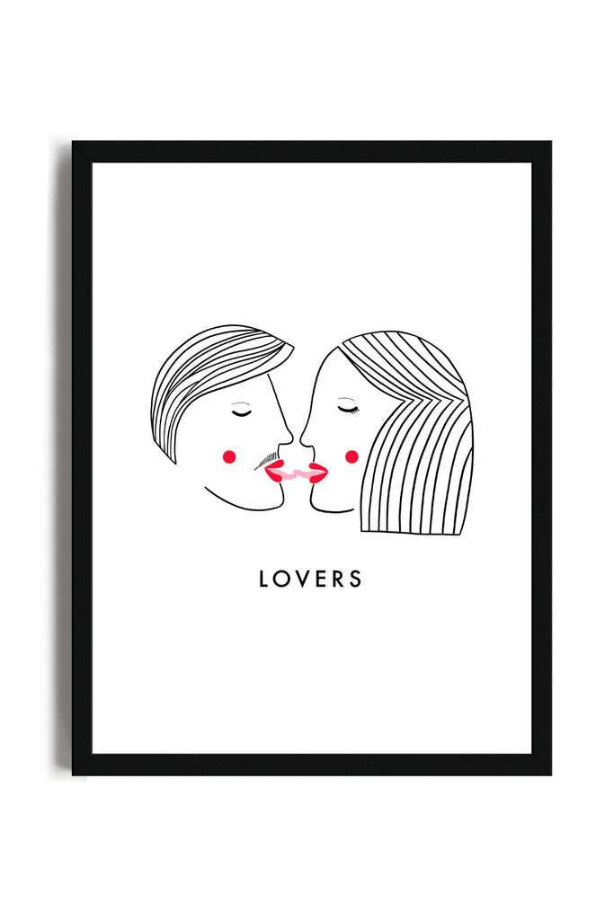 Lovers - Poster con cornice | Strillone Society