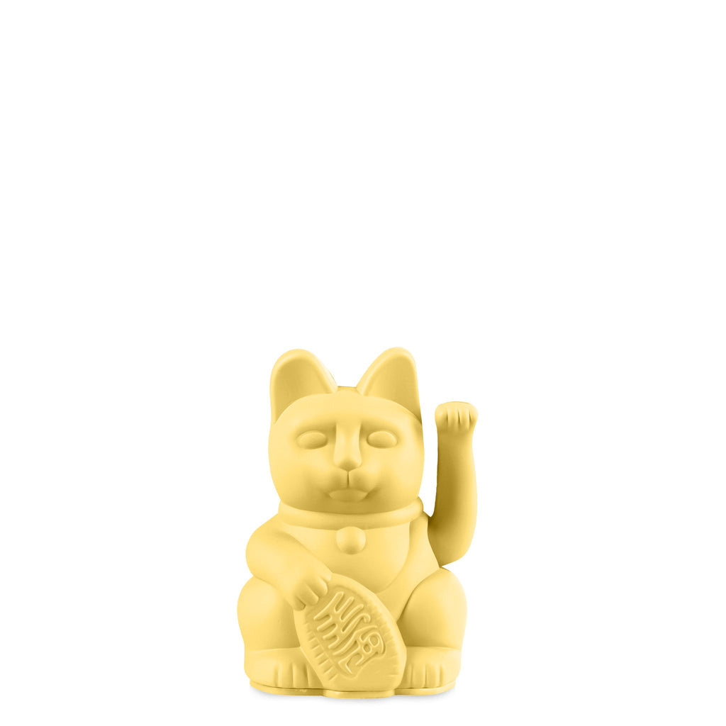 Lucky Cat Maneky Neko Mini Giallo | Strillone Society
