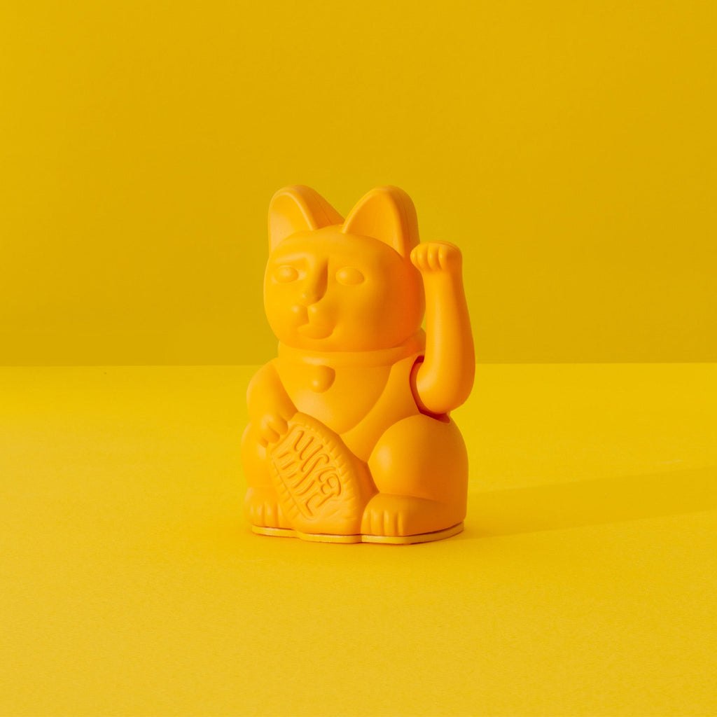 Lucky Cat Maneky Neko Mini Arancione | Strillone Society