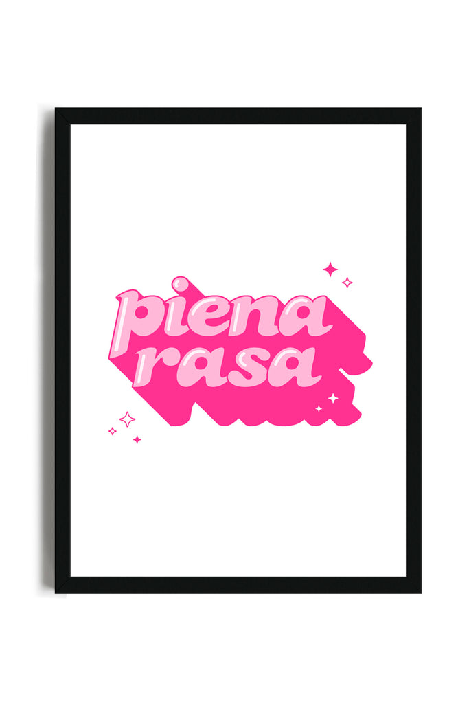Piena Rasa - Poster con cornice | Strillone Society