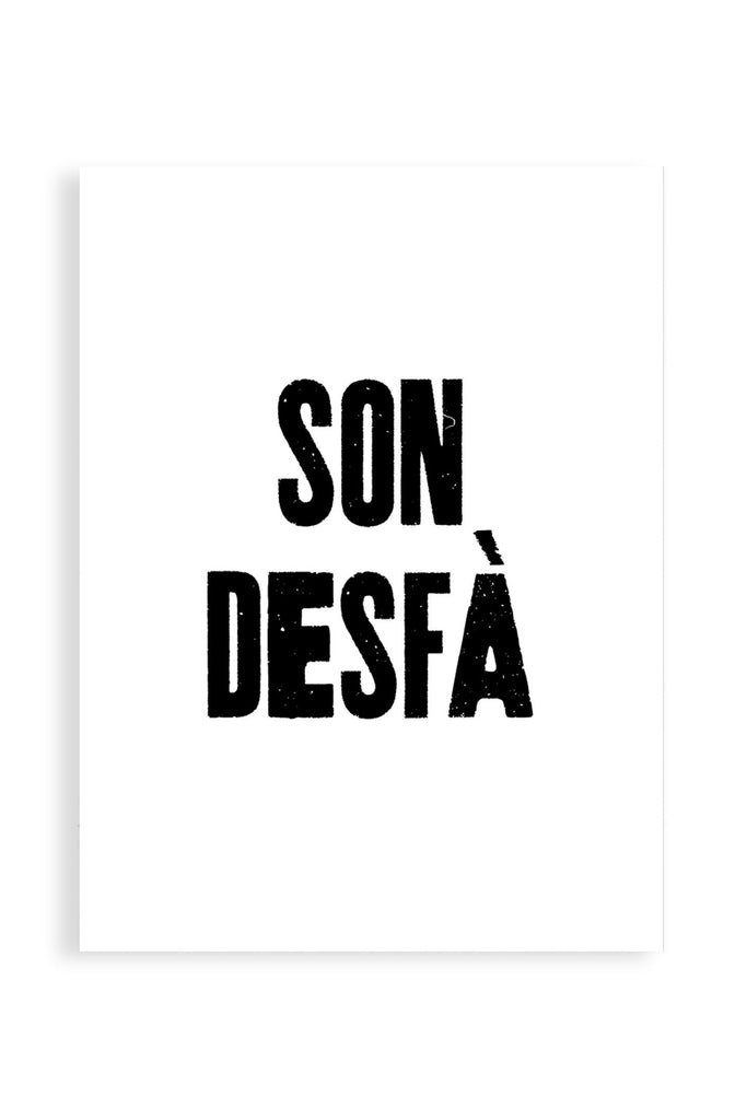 Son Desfà - Poster | Strillone Society