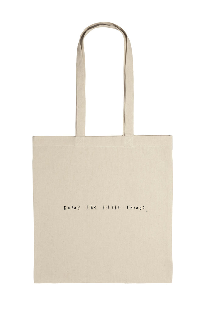 borsa shopper bag "enjoy the little things" Strillone Society