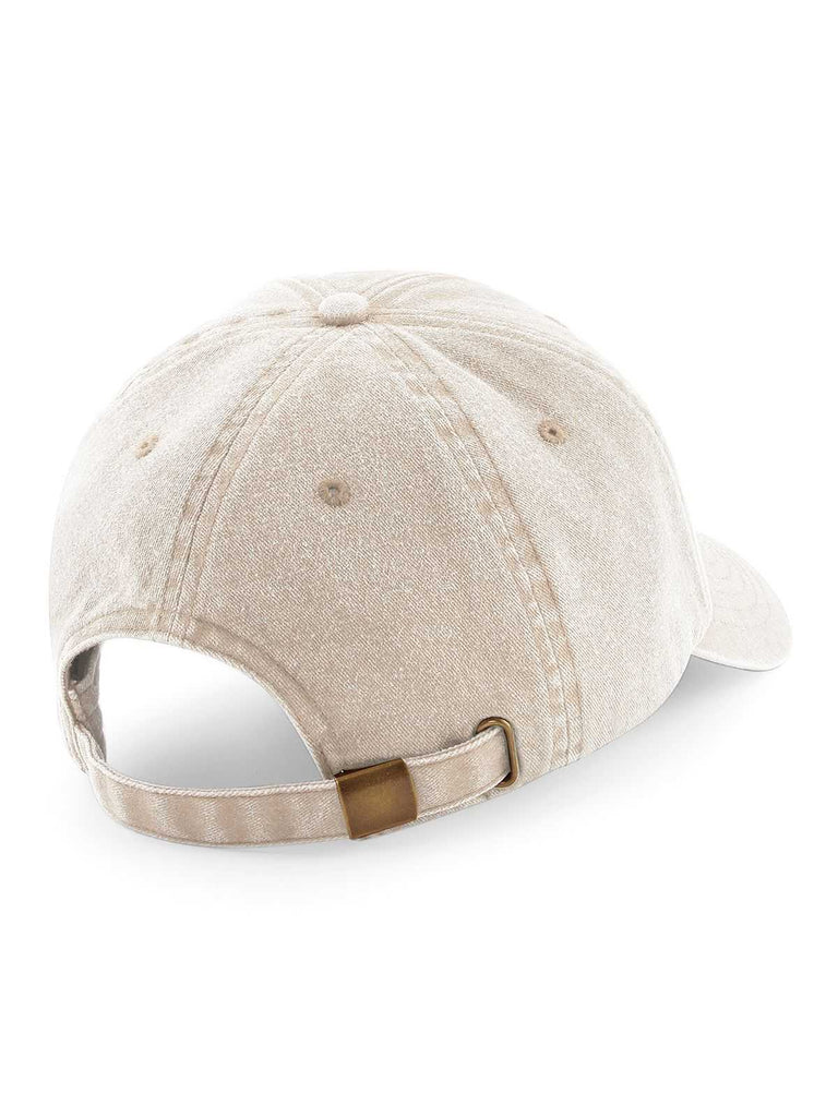 Cappellino Fabric Strillone Society stile vintage colore beige pietra