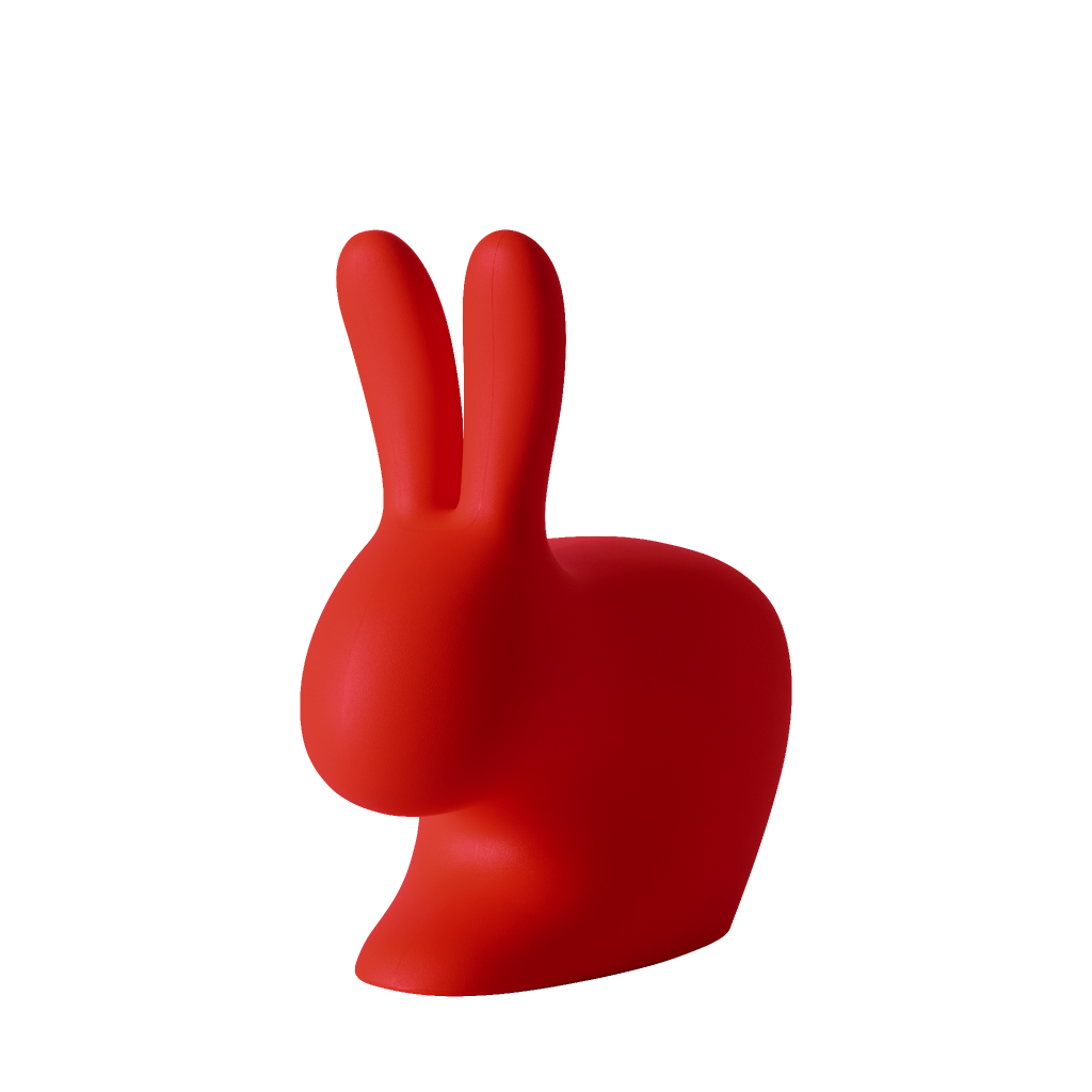 Qeeboo Chair Rabbit Rosso | Strillone Society