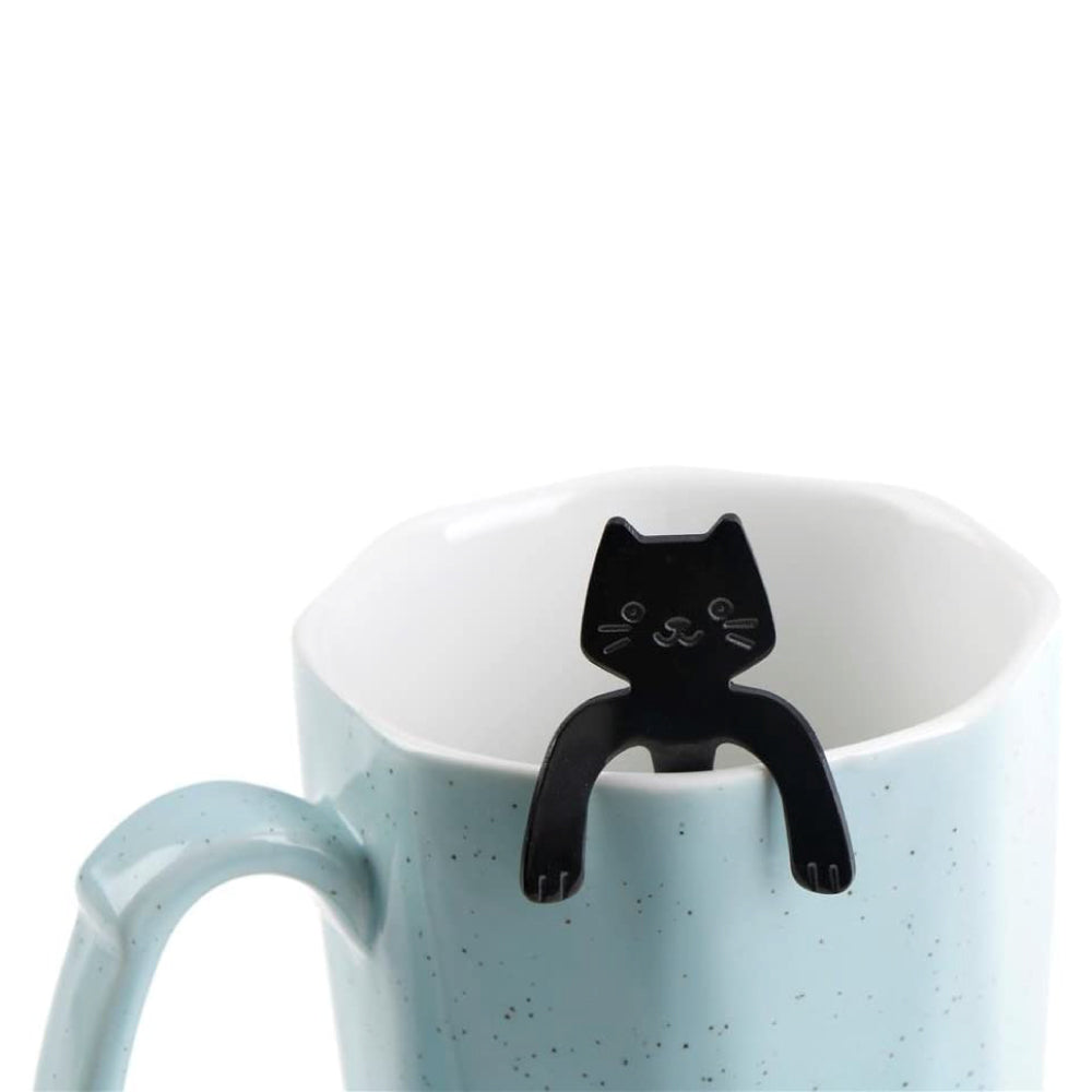 Set 4 Cucchiani Mangiatoia Per Gatti - Flessibili Per Snack E Cibo Umido, Design A Righe - Foto 1