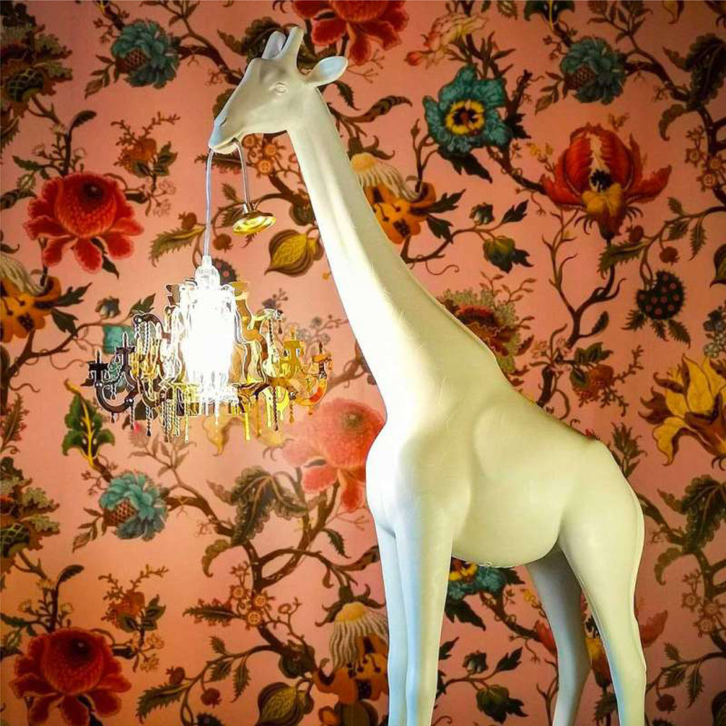 Qeeboo Lampada Giraffa XS Bianco Interior | Strillone Society