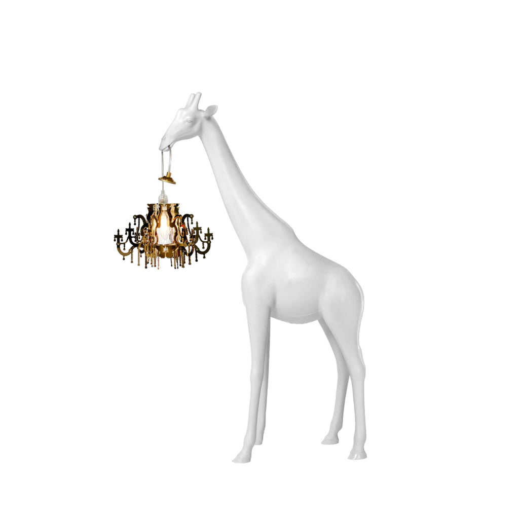 Qeeboo Lampada Giraffa XS Bianco | Strillone Society