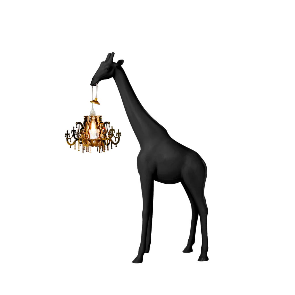 Qeeboo Lampada Giraffa XS Nero | Strillone Society
