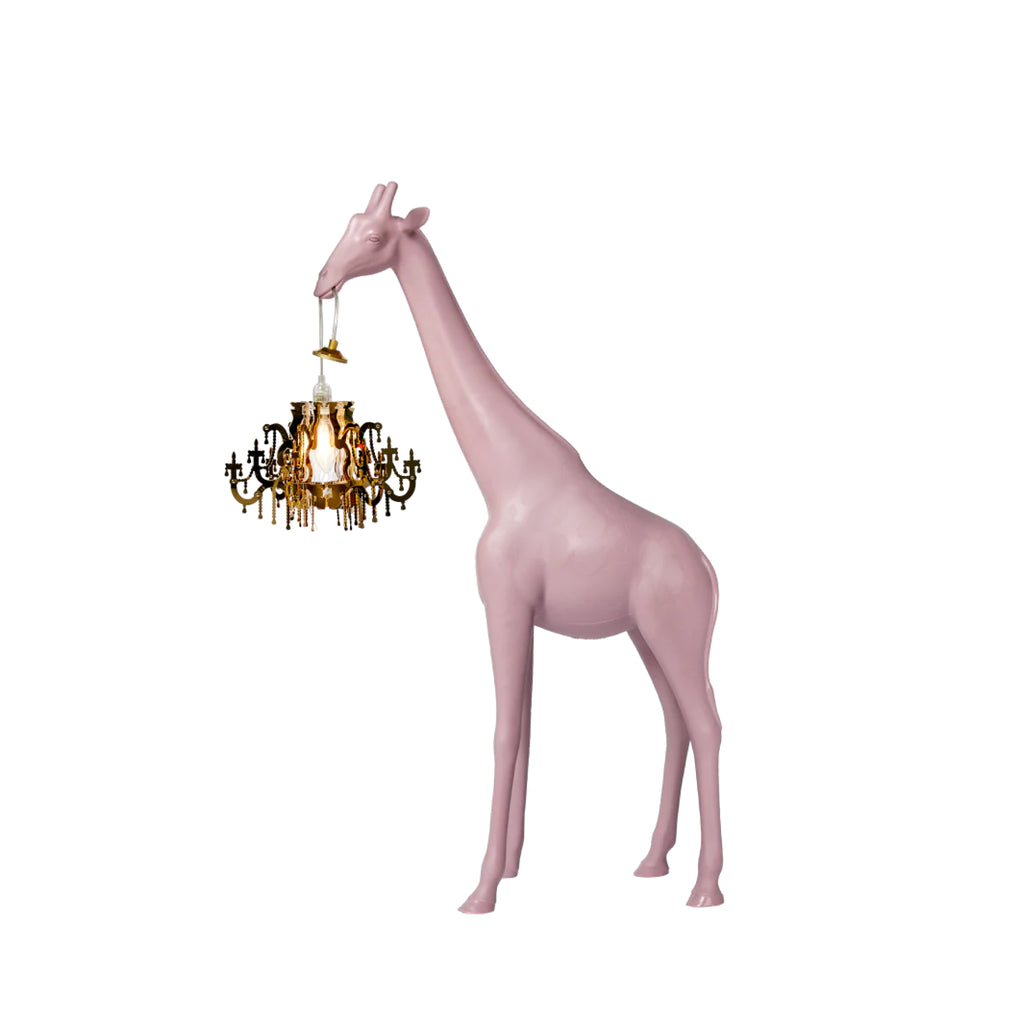 Qeeboo Lampada Giraffa XS Pink Vintage | Strillone Society