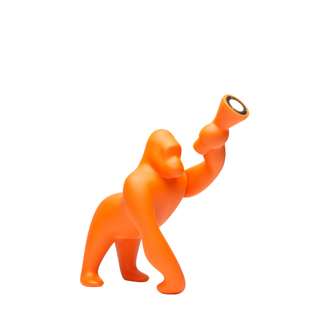 Qeeboo Kong XS Lampada Gorilla Arancione | Strillone Society