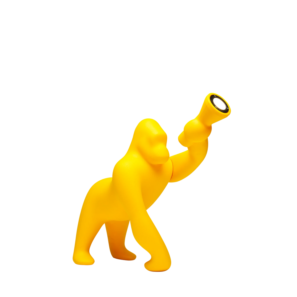 Qeeboo Kong XS Lampada Gorilla Giallo | Strillone Society