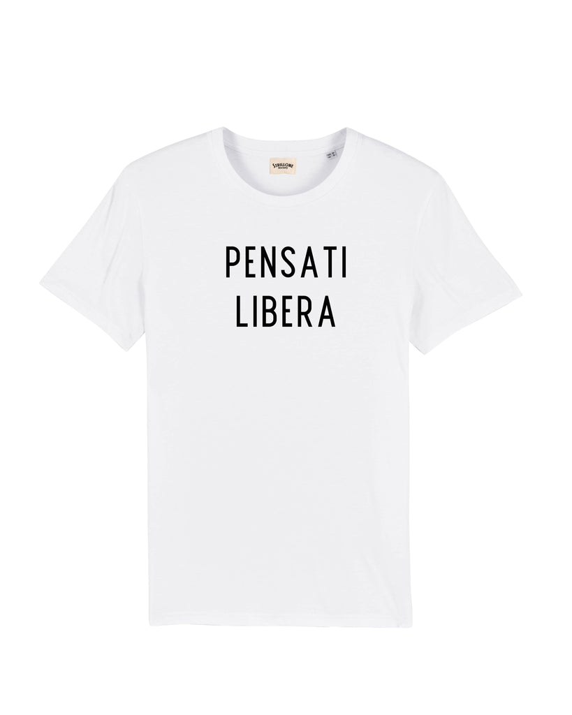 t-shirt pensati libera Chiara Ferragni, Strillone Society