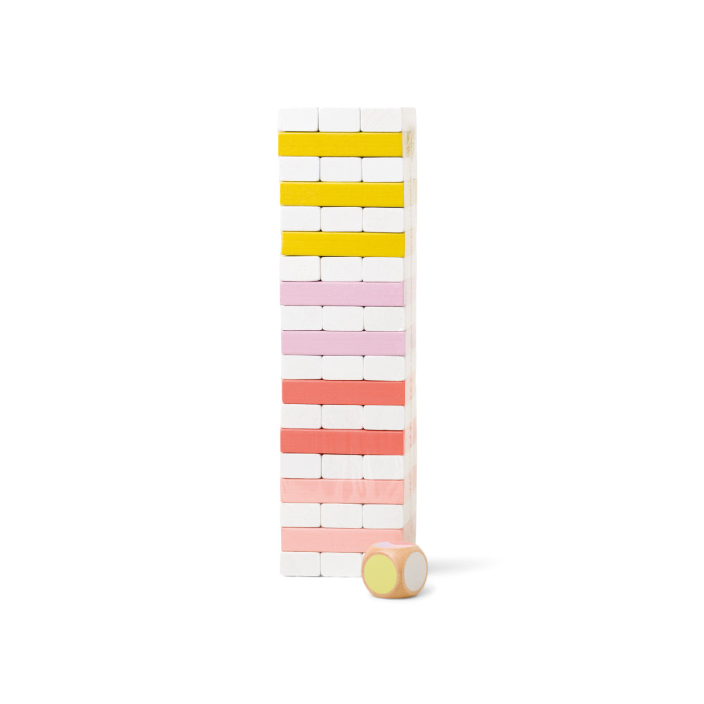 Tumbling Tower Game Color Pop | Strillone Society